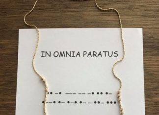 omnia dress code : Gilmore Girls In Omnia Paratus Necklace Morse Code 14k Gold Filled Sterling Silver Lorelai Rory Luke’s Diner This is Us