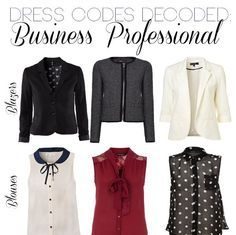professional dress code : Dress Codes Decoded: Business Professional Attire