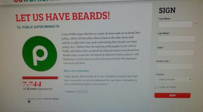 publix dress code : Publix online petition