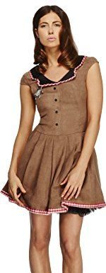 publix dress code : awesome £11.74 Fever Wild West Costume, Brown, with Dress and NeckscarfS…