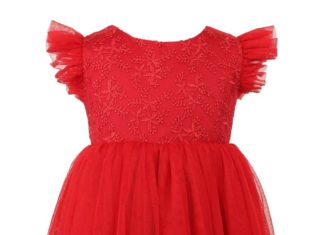 red dress discount code : Baby Girl’s Red Tulle Dress