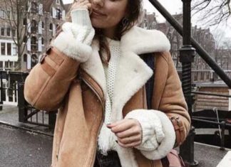 restaurant dress code : Casual fur leather moto jacket winter biker coats-60% off Till The End of Month – W.T.I. Design