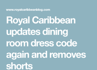 royal caribbean dress code : Royal Caribbean updates dining room dress code again and removes shorts