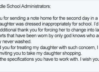 school dress code : Mom Invites Principal To Go Shopping After Her Daughter Violates School’s Ridiculous Dress Code