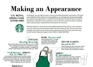 starbucks dress code : New Starbucks Barista Dress Code: Yes to Tattoos. Yes to Black Jeans. Begins 10/20. – StarbucksMelody.com