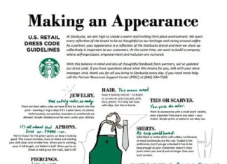 starbucks employee dress code : Starbucks To Finally Let Employees Show Their Tattoos