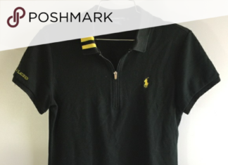 top golf dress code : Polo Ralph Lauren golf top shirt rugby stripe