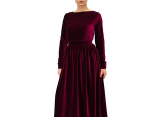 red dress coupon code : Victorian steampunk dress, VELVET red dress, burgundy maxi dress/ Long sleeve dress/ Red dress plus size/ Long velvet dress/ modest dress