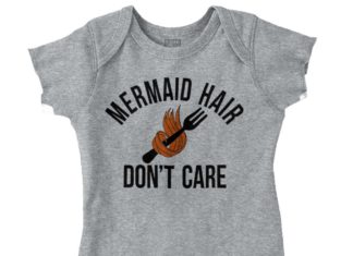 dress code definitions : Mermaid Hair Romper Bodysuit – Heather / 24M