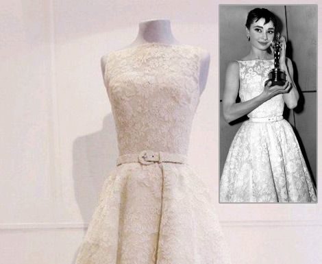 flemings dress code : Audrey Hepburn’s White Lace Roman Holiday Was Auctioned Off