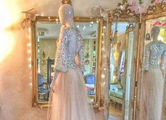 flemings dress code : Joanne Fleming Design on Instagram: “Translucent silk organza jacket bodice with floral embellishment and tulle skirt…. (Did you spot the dismembered limb in the background?…”