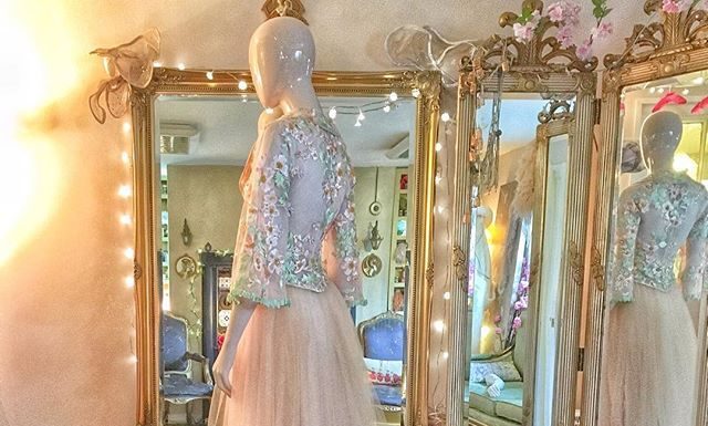 flemings dress code : Joanne Fleming Design on Instagram: “Translucent silk organza jacket bodice with floral embellishment and tulle skirt…. (Did you spot the dismembered limb in the background?…”