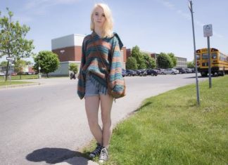 high school dress code : Montreal teen protests high school dress code