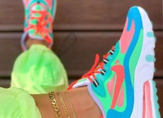 new nike air max : Nike Shoes | Nike Air Max 270 React | Color: Blue/Green | Size: 6.5