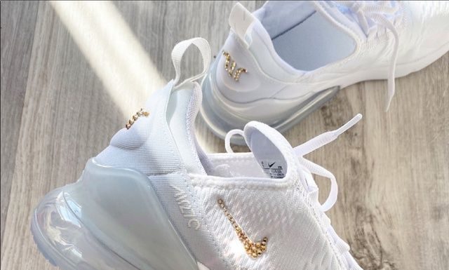 nike air 270 : Nike air max 270 custom swarovski