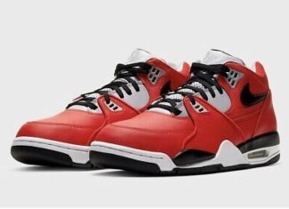 nike air flight 89 : New Nike Air Flight 89 Red Cement Basketball (CN5668-600) Red/Blk/Gry Sz 10