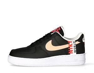 nike air force 1 07 lv8 : Nike Homme Air Force 1 ’07 Lv8 Worldwide Pack Flash Crimson Baskets 44