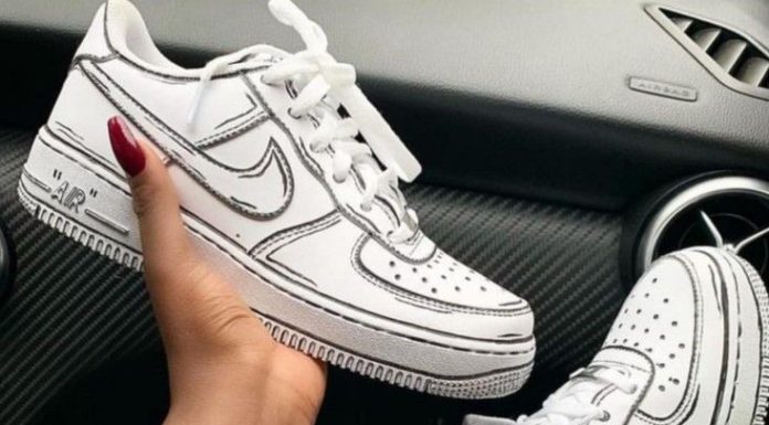 nike air force 1 custom :