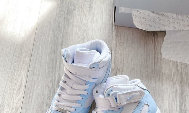 nike air force 1 high top : Custom air force 1 mid baby blue