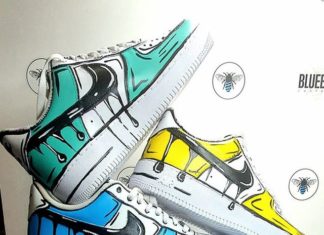 nike air force 1 kids : Nike Air Force 1 Cartoon Custom. | THE CUSTOM MOVEMENT