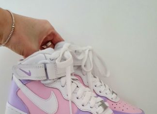 nike air force 1 mid : Nike Air Force Mid ‘Cupcake’ Size W 8,5 – 12 US.