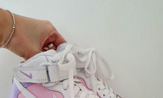 nike air force 1 mid : Nike Air Force Mid ‘Cupcake’ Size W 8,5 – 12 US.