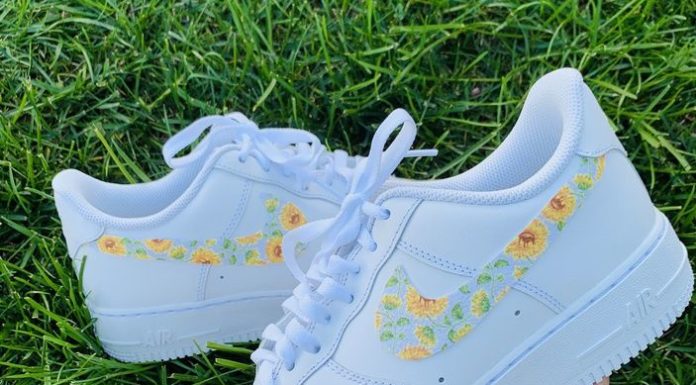 nike air force 1 womens white : Sunflower Air Foce 1