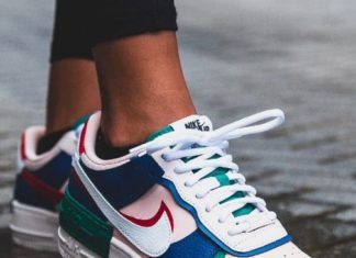 nike air force 1s : Nike Air Force 1 Shadow Pack navy.