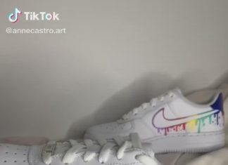 nike air force one men : Custom Sneaker Customization Video By annecastro.art #2c28d6