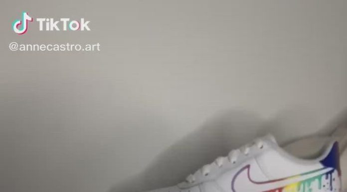 nike air force ones womens : Custom Sneaker Customization Video By annecastro.art #2c28d6