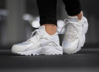 nike air huarache : Nike Air Huarache ‘White’ (blanc cassé)