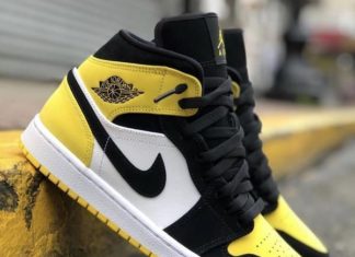 nike air jordan i shoes : AIR JORDAN 1 YELLOW TOE