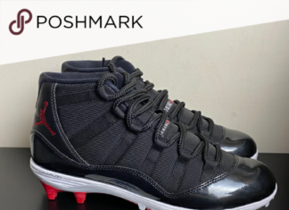 nike air jordan xi shoes : NIKE AIR JORDAN XI RETRO TD BRED FOOTBALL CLEATS