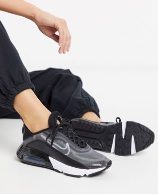 nike air max 2090 : Nike Air Max 2090 trainers in black and silver | ASOS