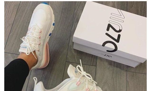nike air max 270 react : gym shoes outfit fashion