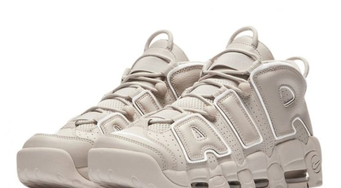 nike air more uptempo : Nike Air More Uptempo Light Bone