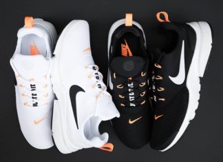 nike air presto : Que valent les Nike Air Presto Fly JDI ‘Just Do It’ White & Black Orange ?