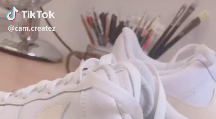 nike air force one men : Custom Sneaker Customization Video By cam.createz #5bb401