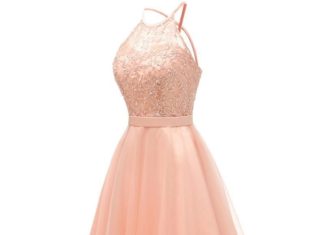 cocktail dress code : Sunvary Summer 2018 Women Lace Party Dress Plus Size Halter-neck Sleeveless Short Sexy Cocktail Dress Backless Night Club Dress – orange pink / 14