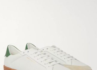 nike air force 1 07 lv8 : NIKE – Air Force 1 07 LV8 Rayguns Satin-Trimmed Leather Sneakers – Men – White