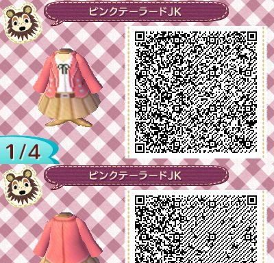 acnl dress qr codes : Image – Motif #1124 – L’atelier des soeurs doigts de fée