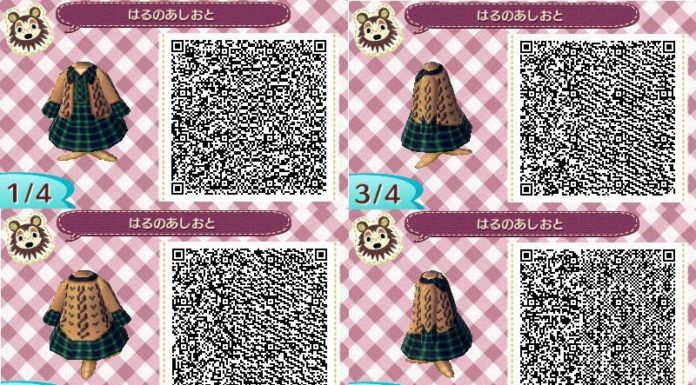 acnl dress qr codes : Image – Motif #1o42 – L’atelier des soeurs doigts de fée