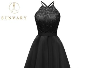 cocktail dress code : Sunvary Summer 2018 Women Lace Party Dress Plus Size Halter-neck Sleeveless Short Sexy Cocktail Dress Backless Night Club Dress – black / 16