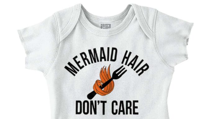 dress code definitions : Mermaid Hair Romper Bodysuit – White / 6M