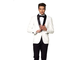 kohls dress code : Men’s OppoSuits Slim-Fit Pearly White Tuxedo, Size: 50 – Regular