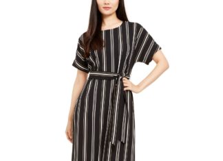 macys dress code : Alfani Striped Belted-Waist Dress, Created for Macy’s & Reviews – Dresses – Women – Macy’s