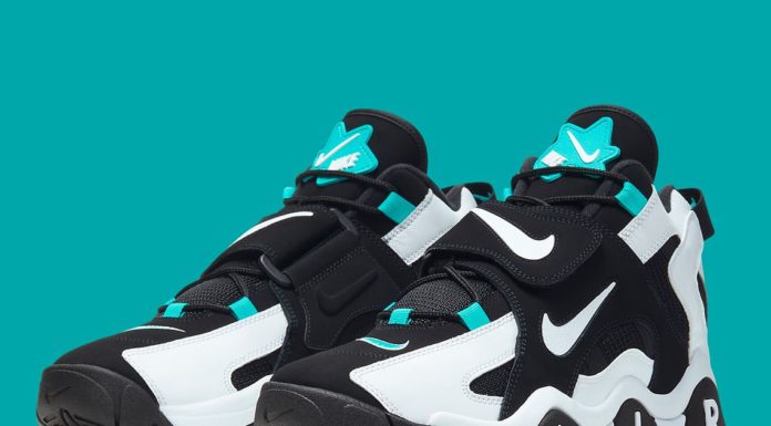 nike air barrage mid : Nike Air Barrage Black White Aqua AT7847-001 Release Date | SneakerNews.com