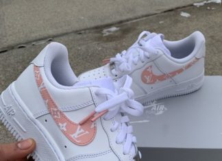 nike air force 1 : Pink Lv Air force 1