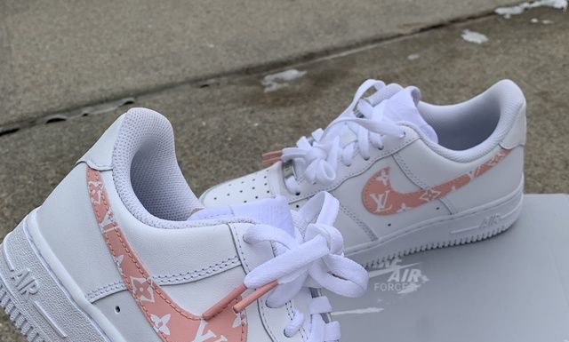 nike air force 1 : Pink Lv Air force 1