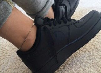 nike air force 1 black : 21 Ideas para fusionar un look noventero con uno actual